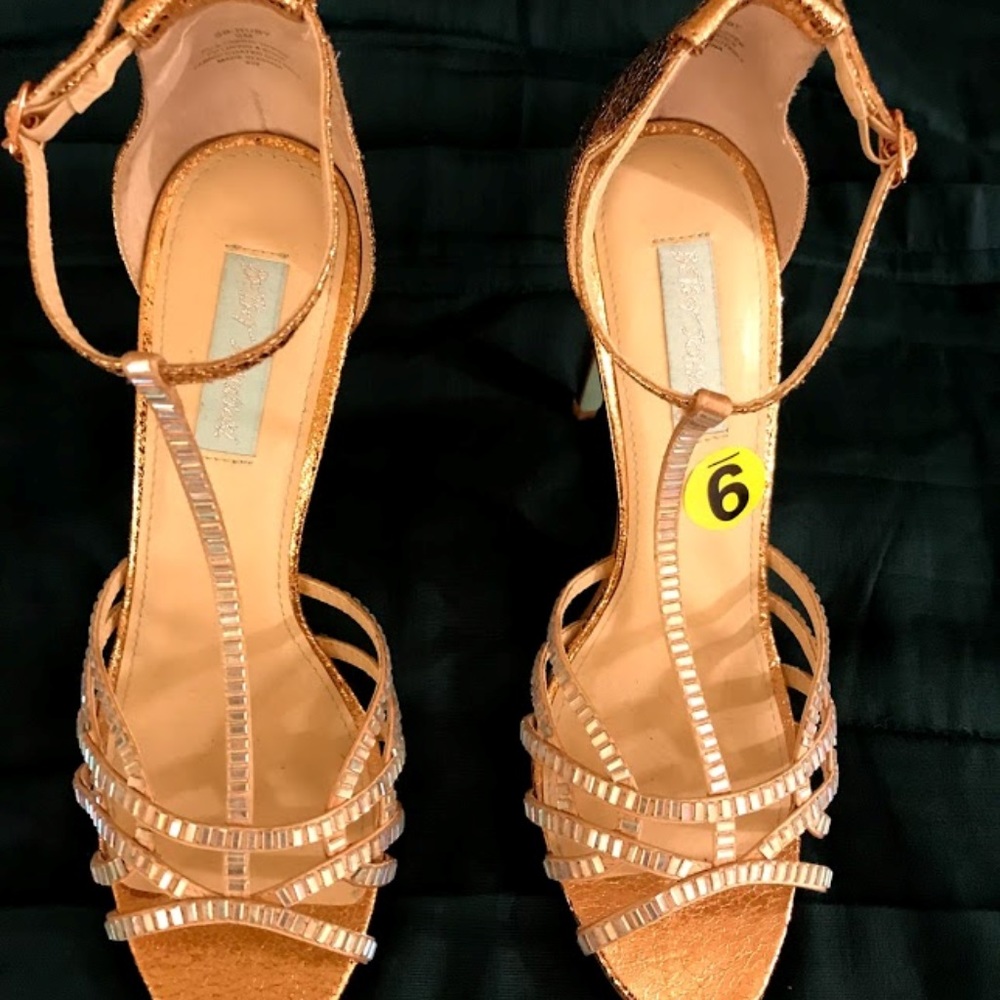 Lovely Brand New strappy Heels by Betsy Johnson